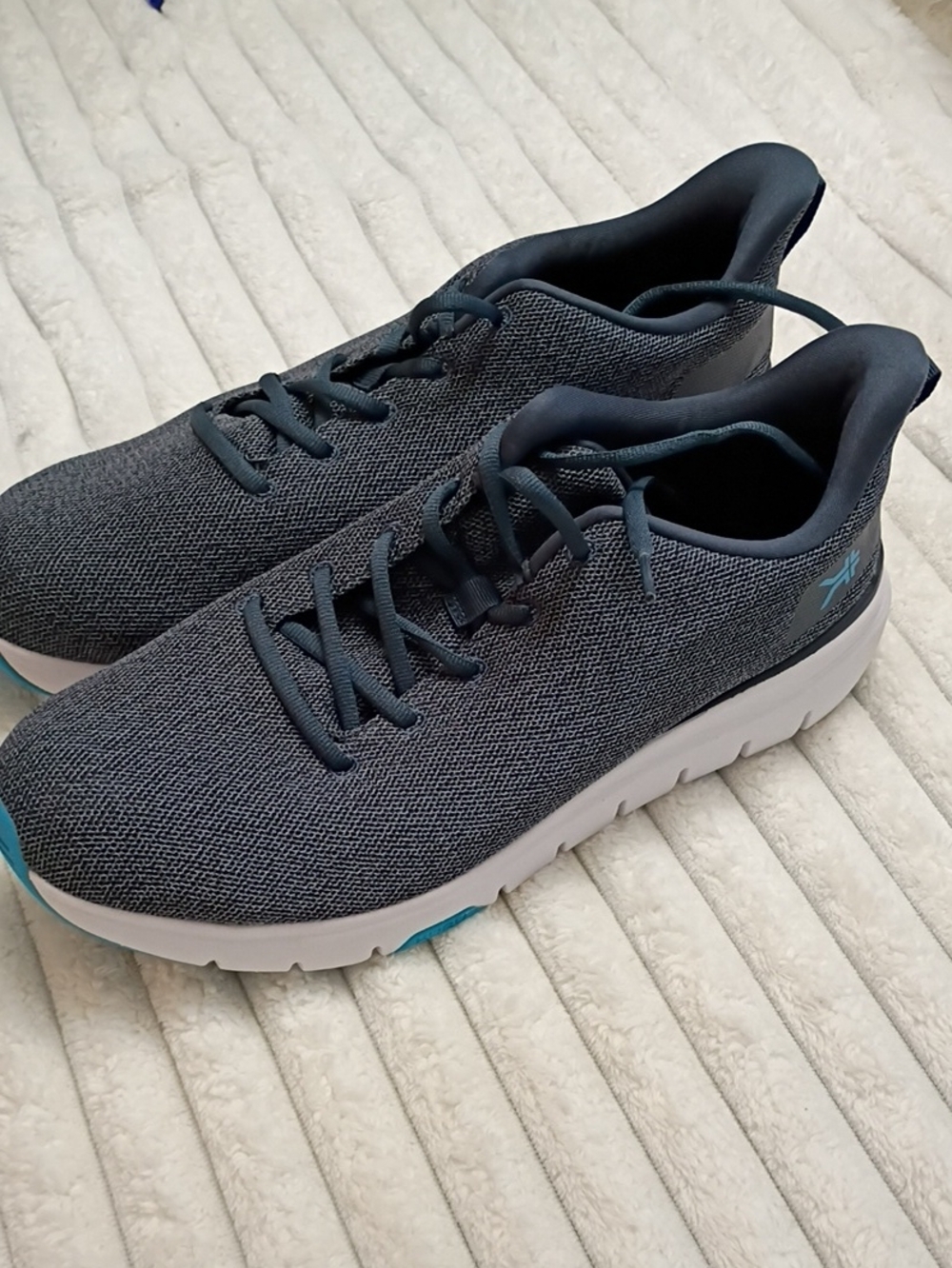 KURU FLEX Via Cloud Blue Athletic Shoes Orthopedic Arch Support Men's 12.5M